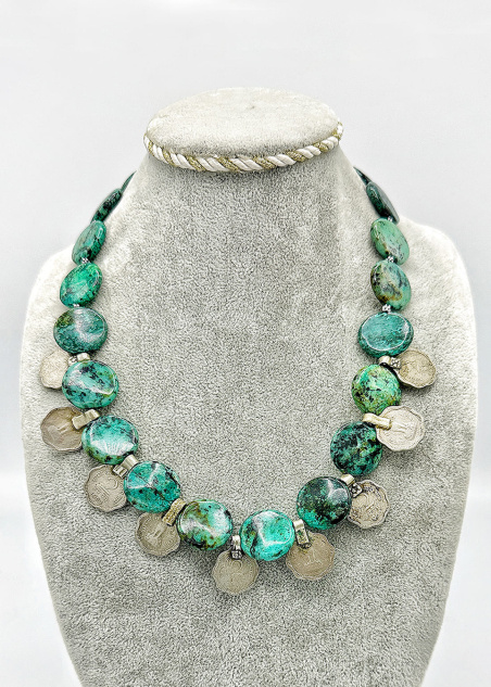 Collar de turquesas