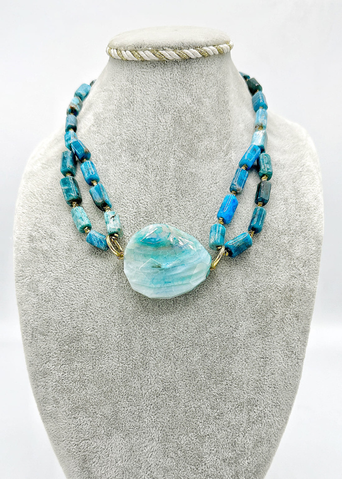 Collar apatito azul 2