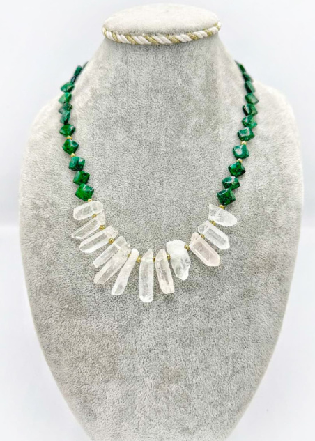 Collar puntas cuarzo