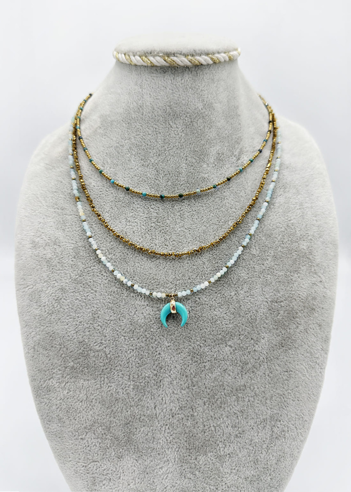 Collar luna turquesa 2