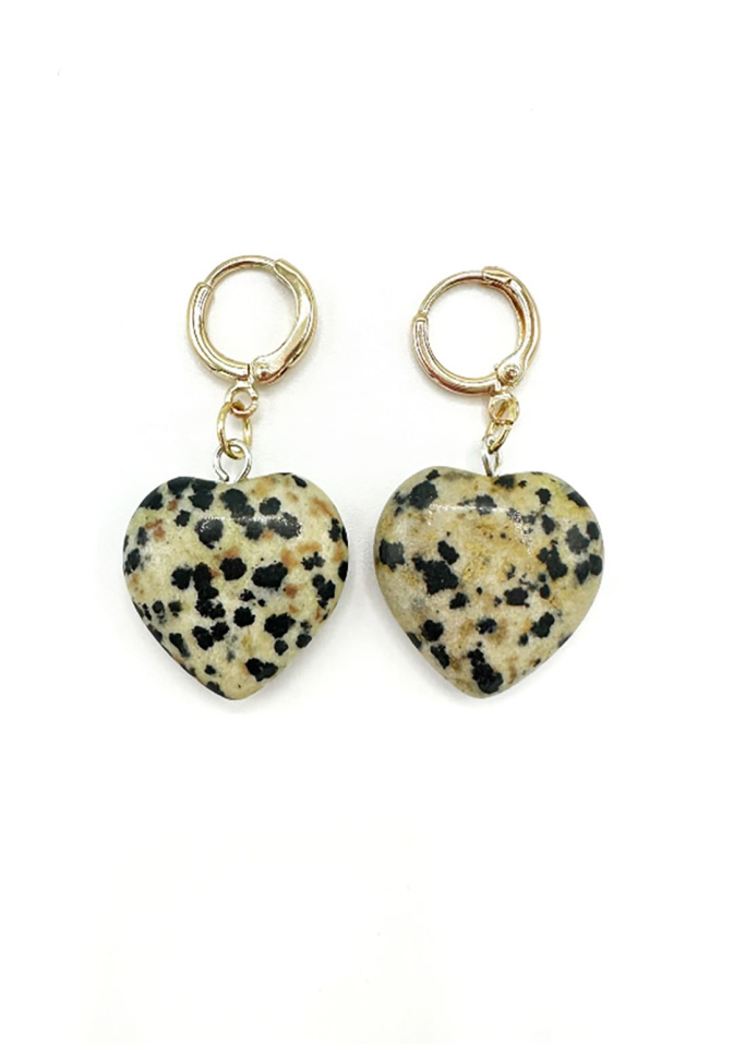 Pendientes jaspe dalmata 2