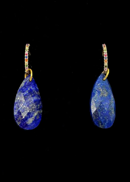 Pendientes lapislázuli