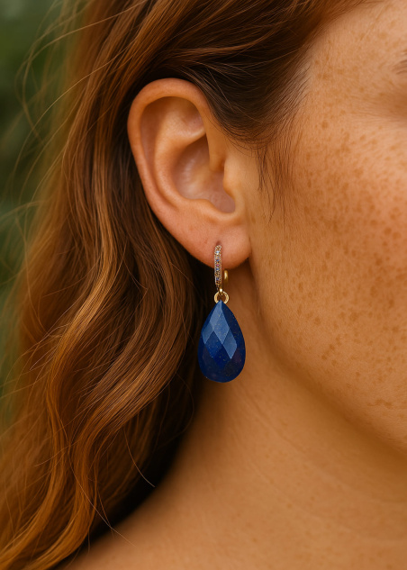 Pendientes lapislázuli
