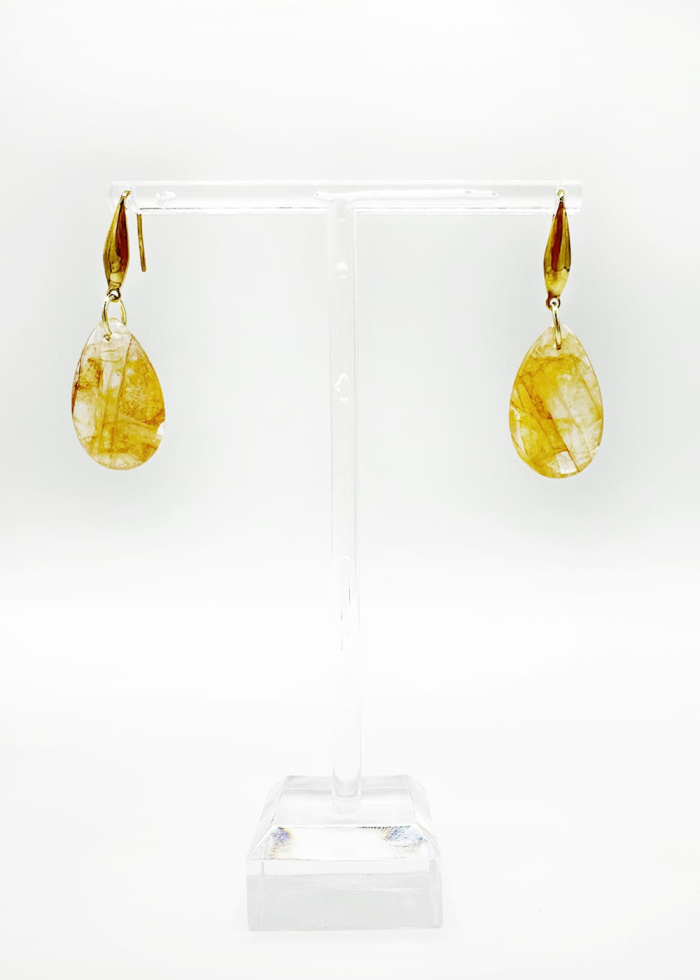 Pendientes citrino