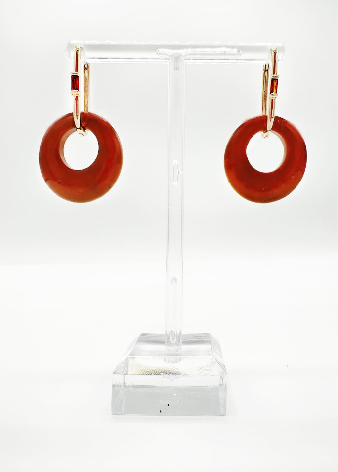 pendientes aventurina marrón 2