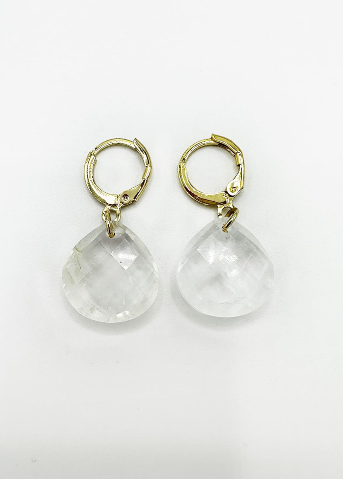 Pendientes de cuarzo cristal 2