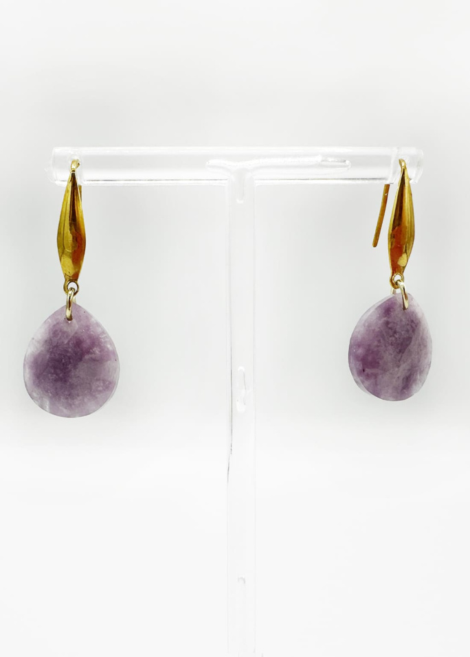 Pendientes amatista 2