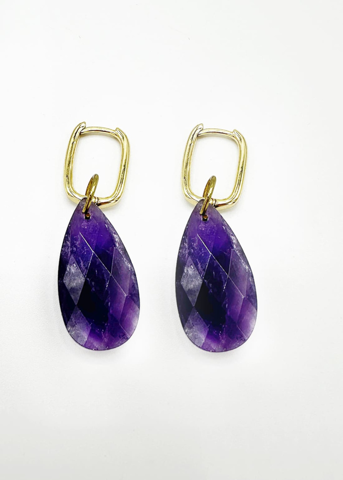 Pendientes de amatista 2