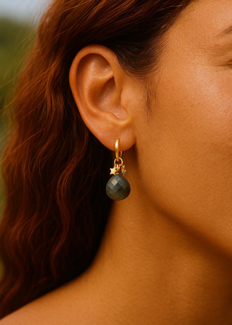 Pendientes labradorita