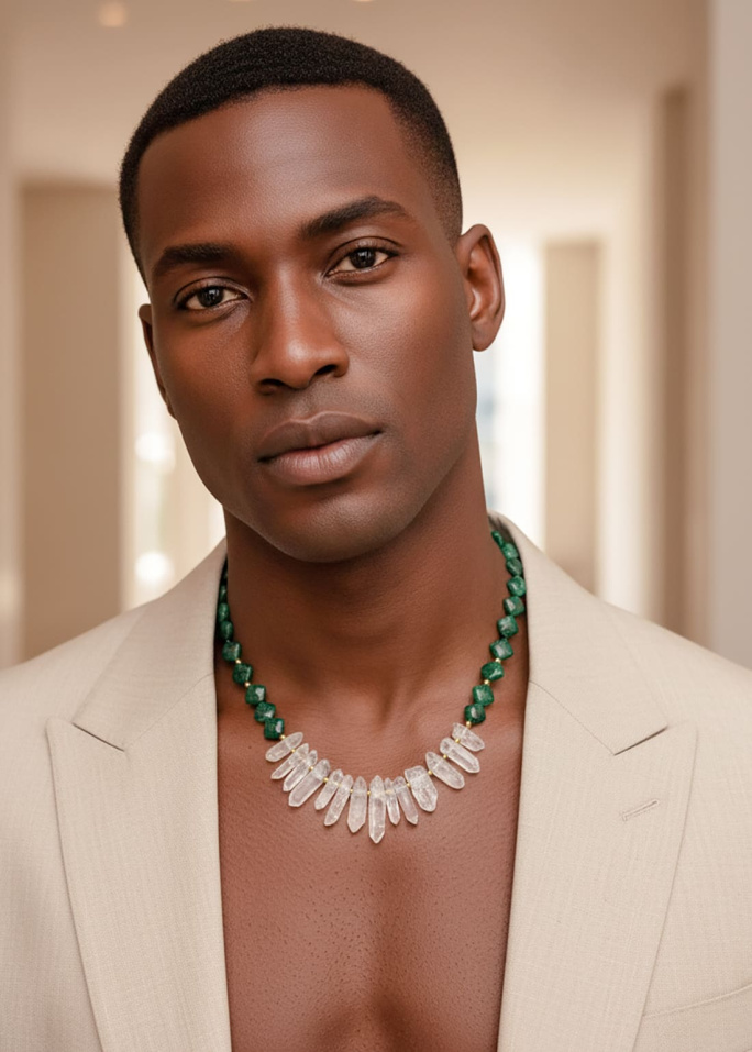 Collar puntas cuarzo