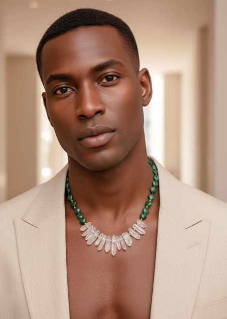 Collar puntas cuarzo