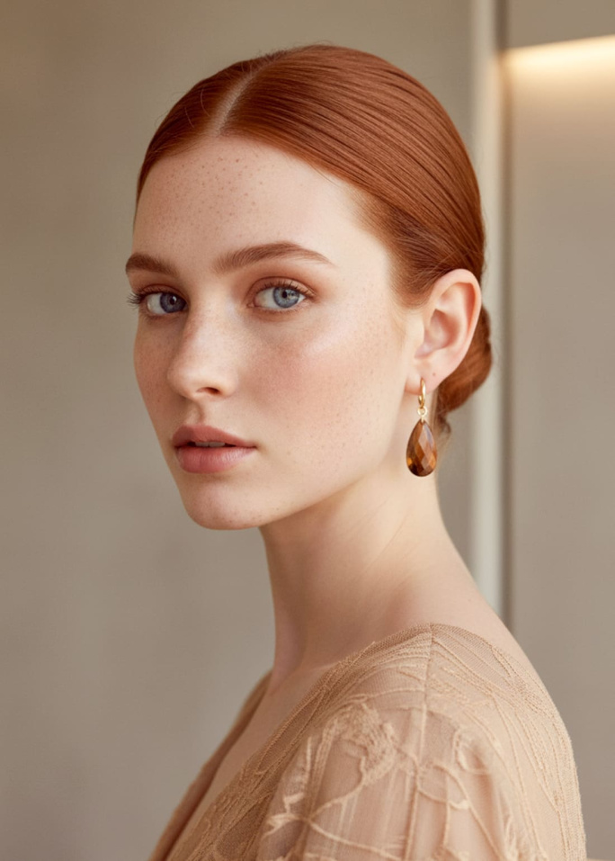 Pendientes ojo de tigre