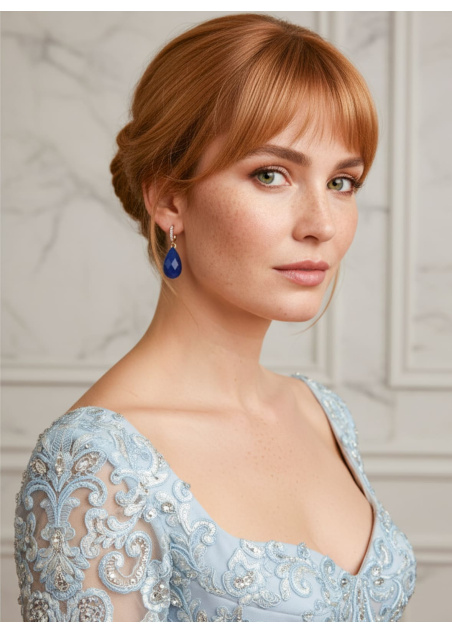 Pendientes lapislázuli