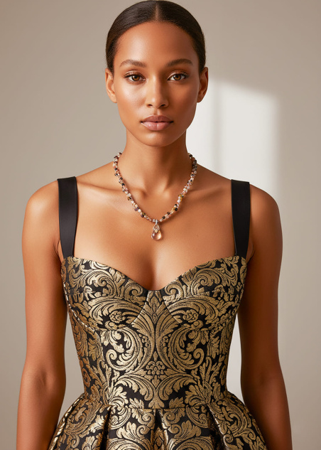 Collar cuarzo rutilado pradika