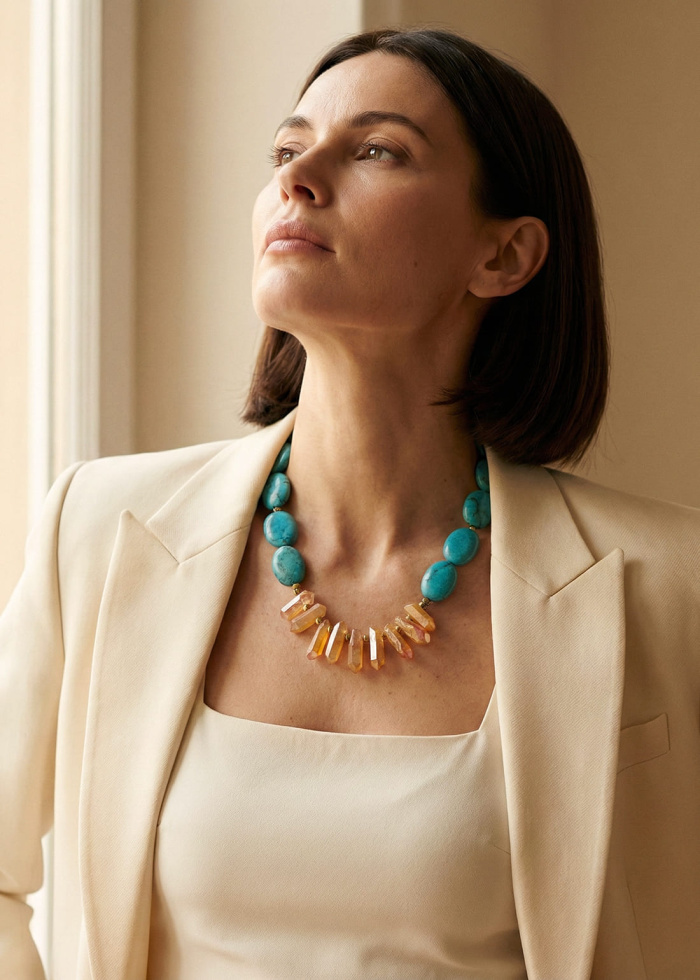 Collar puntas cuarzo