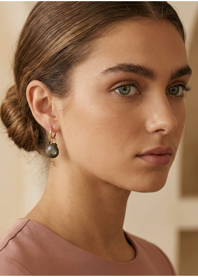 Pendientes labradorita