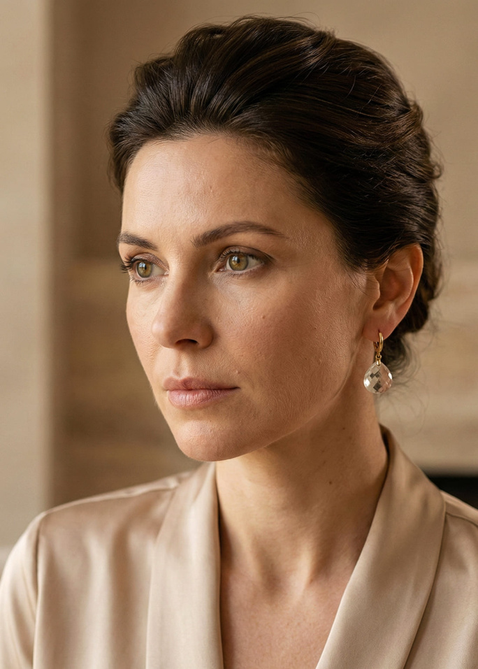 Pendientes de cuarzo cristal