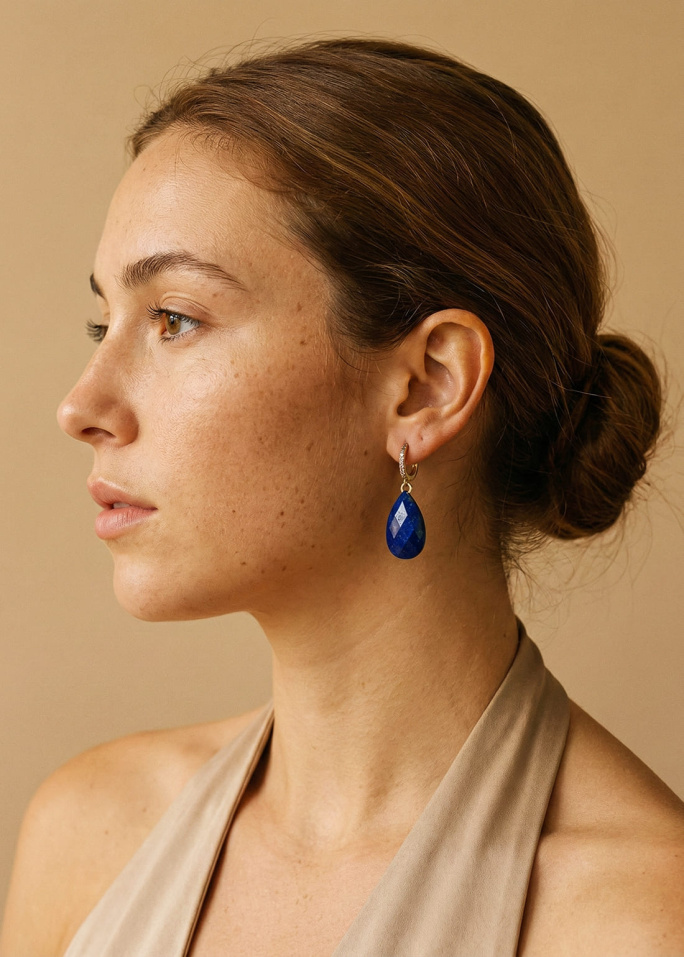 Pendientes lapislázuli